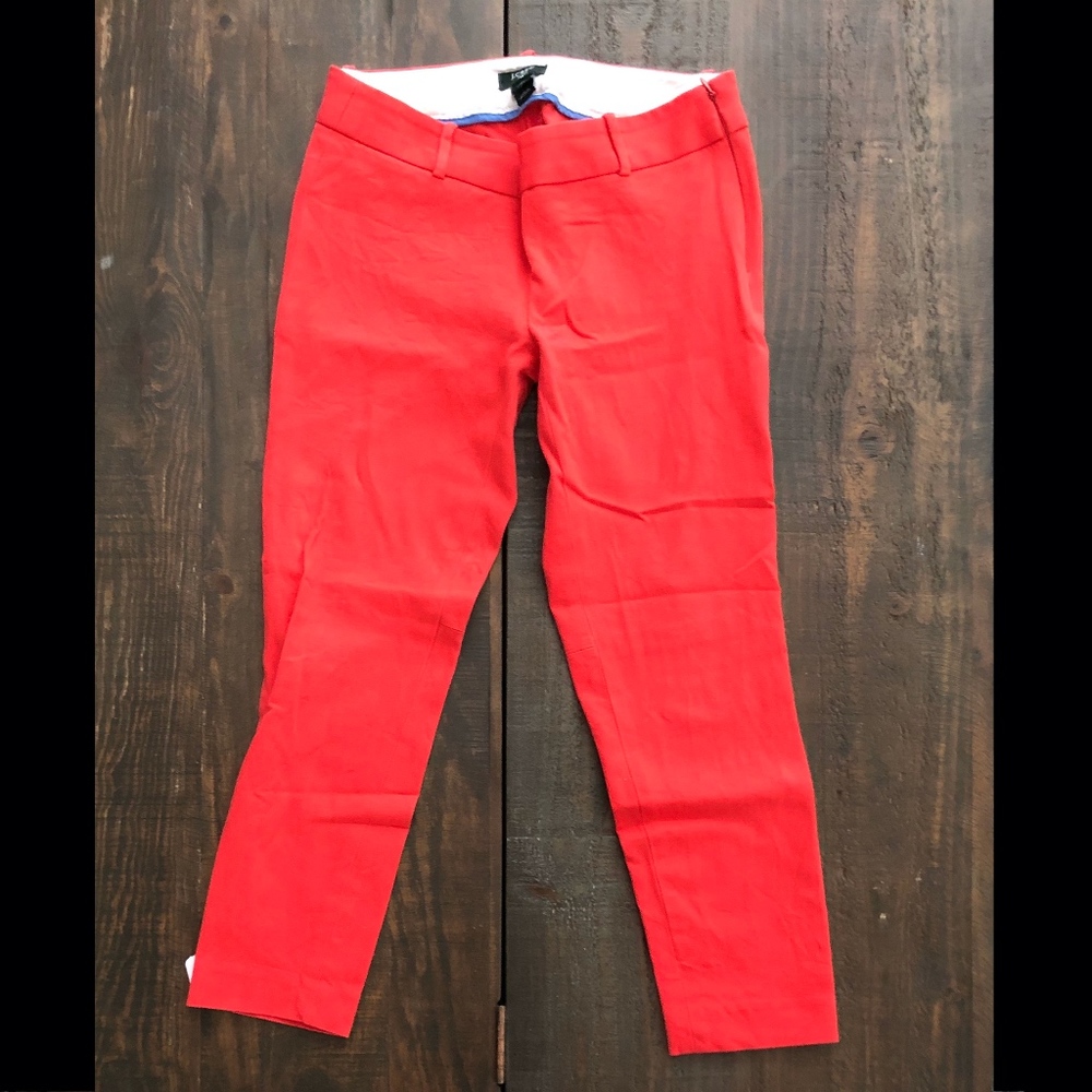 Orange-Red J. Crew pants